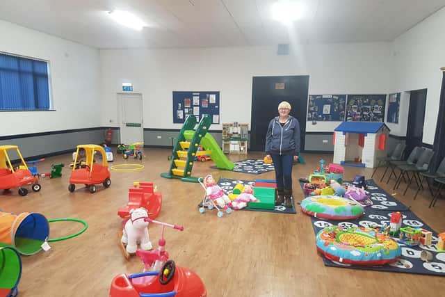Burgh Baby and Toddler Group has more equipment thanks to a donation from Coun Jimmy Brookes