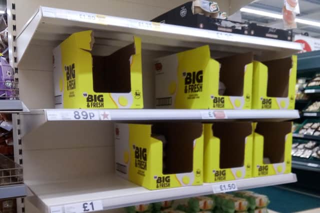 Food shortages are continuing.