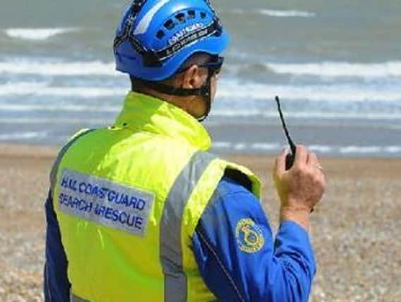The  Coastguard were involved in search on Skegness beach.
