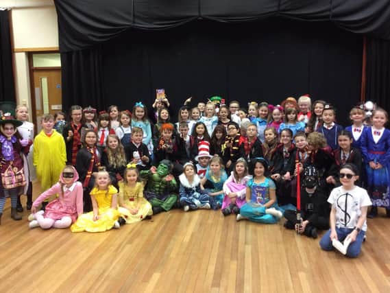 Pupils at the Richmond School, Skegness, dressed up as their favourite fictional characters for World Book Day.