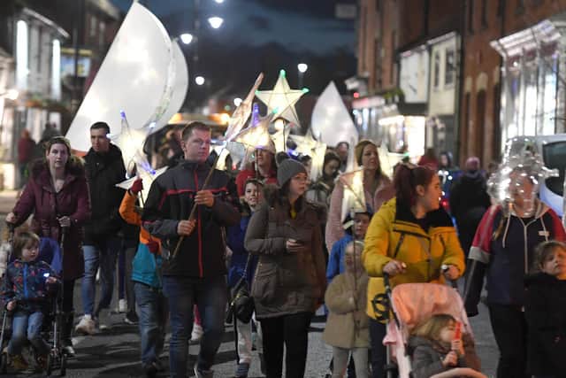 Local families were stars of Spilsby Light Night Parade. Photos: David Dawson.