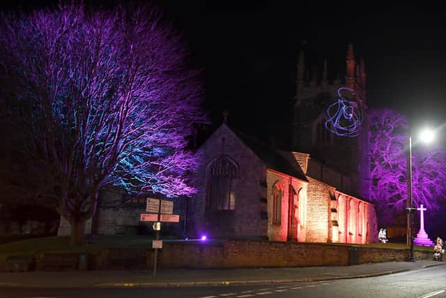 St James Church looking stunning. There were more displays inside.