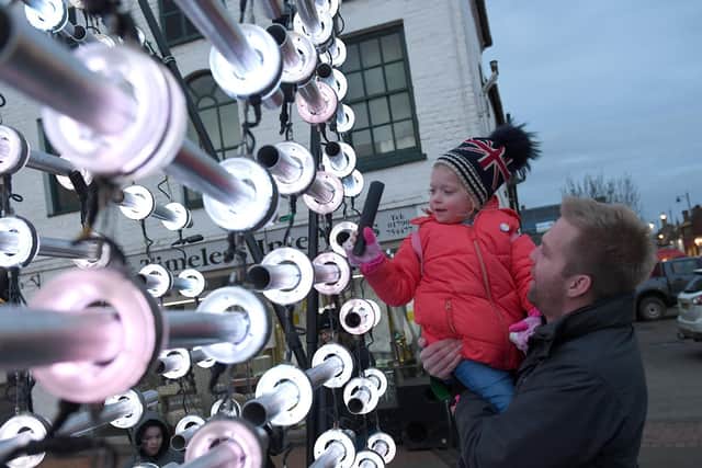 Illumaphonium where you could make music near the statue of Sir John Franklin,