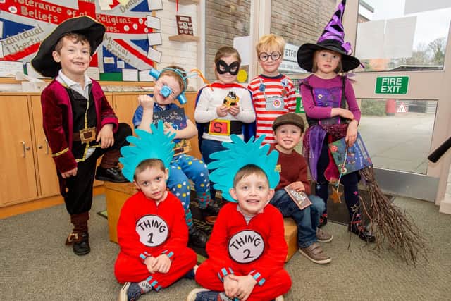 Class 1 celebrated World Book Day. EMN-200903-103720001