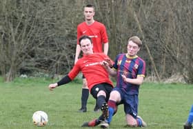 Action from Coningsby versus Railway Athletic.