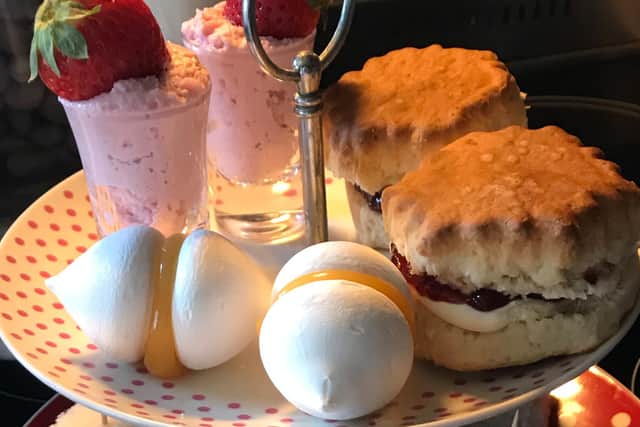 Sweet treats for afternoon tea.