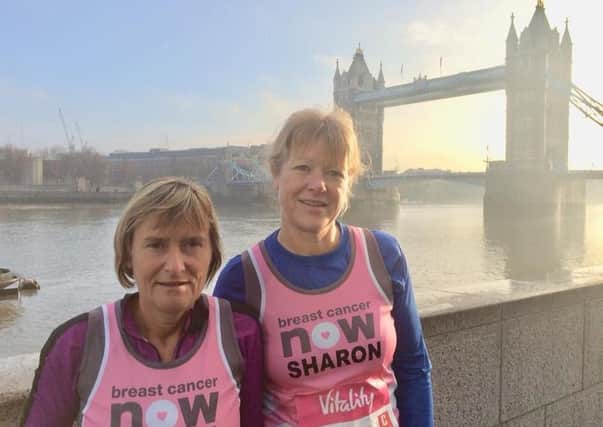 Elaine and Sharon ran well in a field of 20,000 runners at the London Big Half EMN-200316-091554002