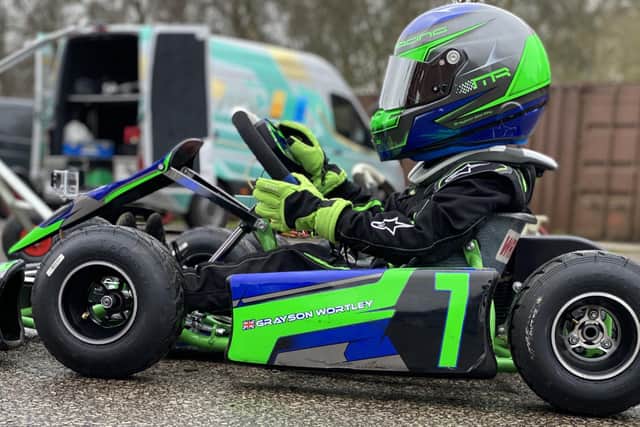 Grayson has been hooked on karting since his first experience EMN-200316-130407002