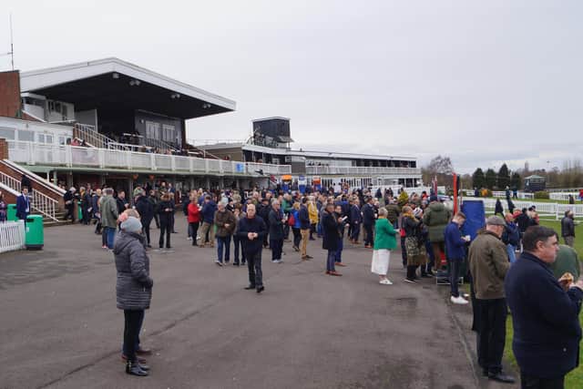 1,400 people turned out for the racing on Sunday, but now the doors are closed to the public EMN-200316-121551001