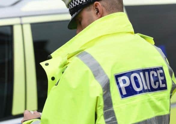 Police encountering a number of people flouting lockdown rules.
