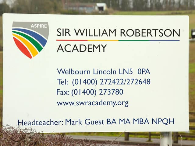 Sir William Robertson Academy closing until after Easter.