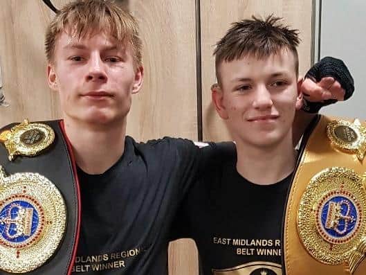 Boston ABCs new East Midlands champions Igors Jermoljaev and Dylan Harmon