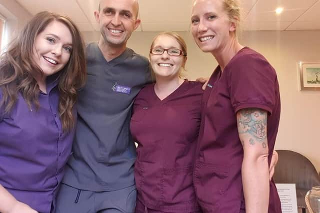 Dr Mitchell Clark and his team at Cygnet House Dental Studio.