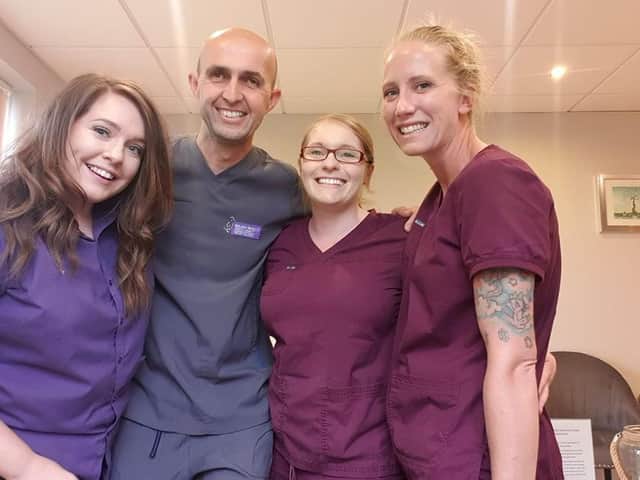 Dr Mitchell Clark and his team at Cygnet House Dental Studio.