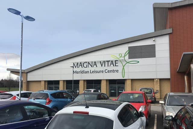 Meridian Leisure Centre in Louth.