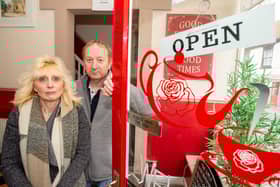 Debbie and Matt Jones, at the Little Rose Tea Room in Aswell Street, voiced their concerns over the long-term future of small businesses such as their cafe.