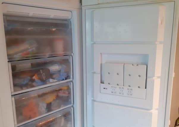 Stock image of freezer