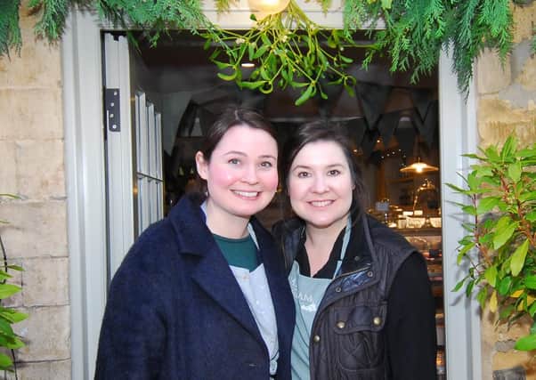 Katie and Kirsty of Leadenham Teahouse. EMN-200320-170305001