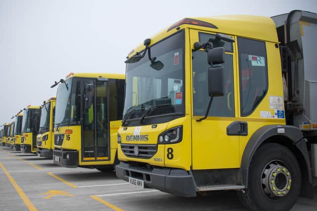NKDC bin collection lorries. EMN-200320-174809001