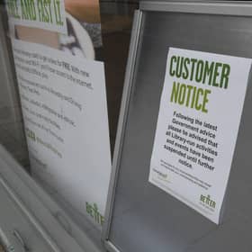 Sleaford streets and shops during Coronavirus Pandemic. Library EMN-200323-112244001