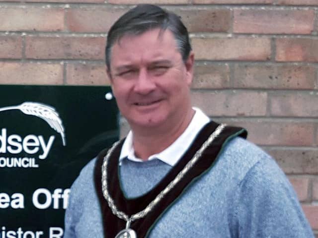 Market Rasen Mayor, Councillor John Matthews. EMN-200324-095123001