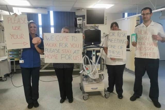 Alisom wants the Clap for Carers to celebrat carers like the ICU team at Boston Pilgrim Hospital who delivered their own video message about staying at home