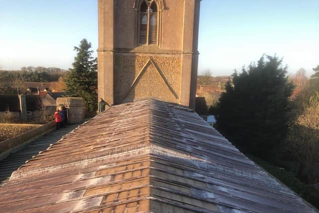 Threekingham church had its lead stolen from the roof in December. EMN-200325-152450001