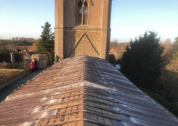 Threekingham church had its lead stolen from the roof in December. EMN-200325-152450001