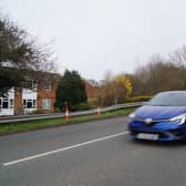 Low barriers on the edge of Caistor bypass and the speed of cars cause concern (car pictured not breaking limit) EMN-200319-162500001