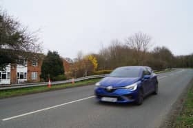 Low barriers on the edge of Caistor bypass and the speed of cars cause concern (car pictured not breaking limit) EMN-200319-162500001
