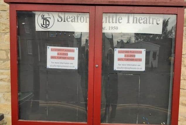 Sleaford Playhouse closed in line with government guidelines on coronavirus. EMN-200326-121541001