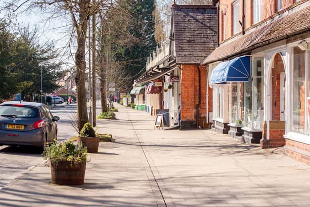 Woodhall Spa looked deserted.