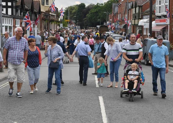 Crowds at last year's Woodhall Spa 1940s Festival. EMN-200327-111154001