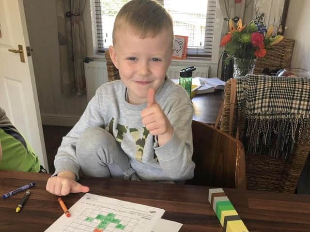 Pupils at the Richmond School have been giving home schooling the thumbs up.