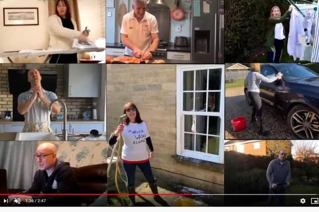 St George's Academy staff take to Youtube to show their support for students through the medium of music. EMN-200331-170641001