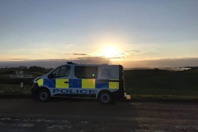 Police were pleased with their patrols around the Lincolnshire Wolds.