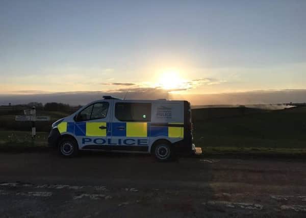 Police were pleased with their patrols around the Lincolnshire Wolds.