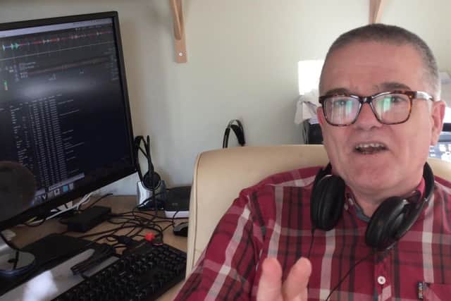Andy Mellett-Brown on air with Heckington Living Community Radio. EMN-200704-120716001