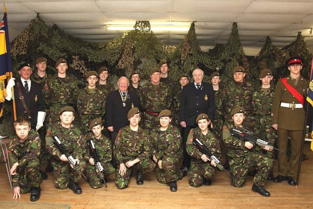 Skegness Army Cadets 10 years ago.