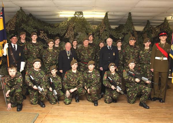 Skegness Army Cadets 10 years ago.