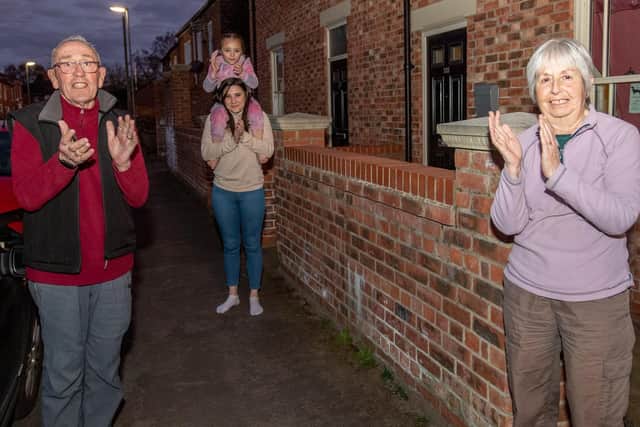 Residents turned out to clap for our NHS heroes