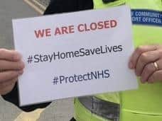 'Stay home and save lives.'