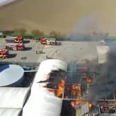 Drone image captured as part of a Lincolnshire Police video
