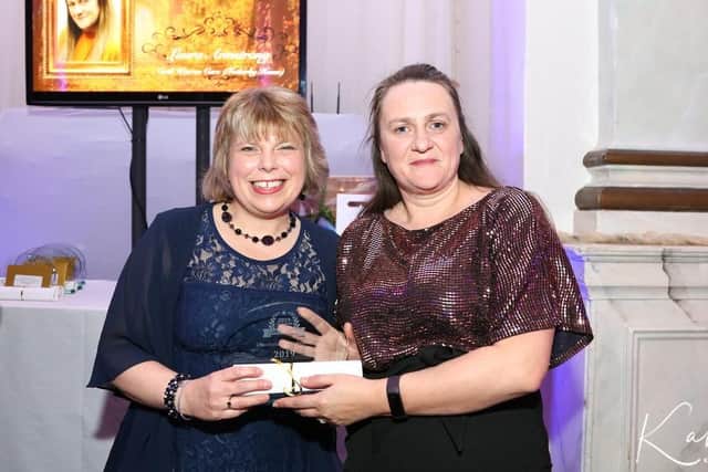 Award winner Laura Armstrong from Fotherby House (Photo: Kamara Photography)
