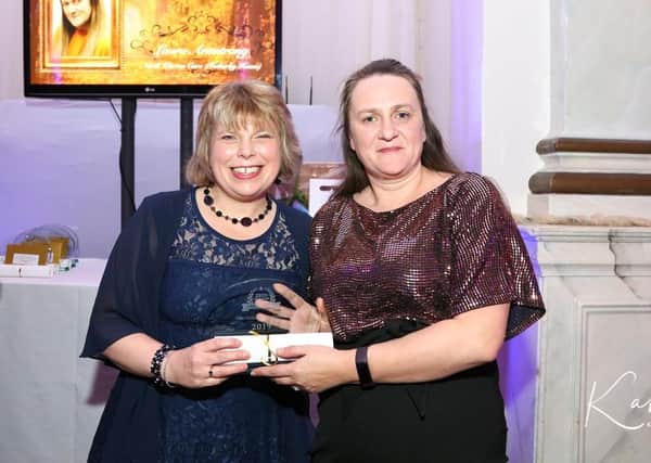 Award winner Laura Armstrong from Fotherby House (Photo: Kamara Photography)
