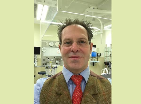 Dr Matthew Dolling, Intensive Care Consultant at Lincoln County Hospital.