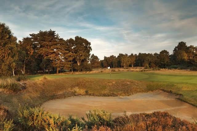 One of the two golf courses at Woodhall Spa. EMN-200804-111920001