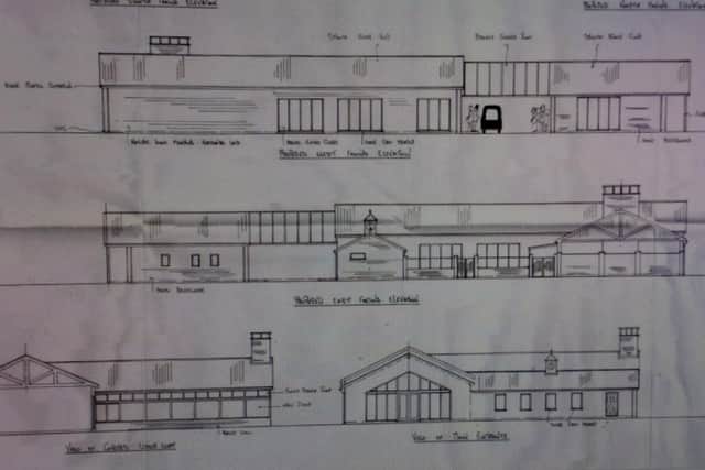 Plans for the proposed creamtorium