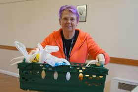 MRAG member and town councillor June Clark with her deliveries