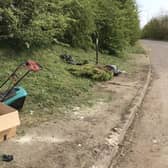 Flytipping and wrongly disposed-of side waste will be pursued by police and council environmental officers around Sleaford. This photo was taken by PCSO Patrick Welby. EMN-200904-180909001